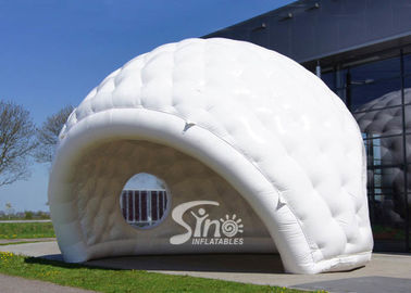 7x5m outdoor movable advertising white inflatable golf tent for trade shows or promotions