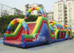 21m Long Colorful Children Boot Camp Inflatable Interactive Game Made In Sino Inflatables