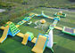 30x28m giant inflatable floating water island for summer water parties use