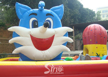 Happy cat toddler toy outdoor inflatable fun land from China Sino Inflatables