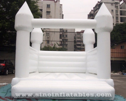 13'X13' Adults All White Wedding Bounce House با گواهی EN14960 برای مجالس عروسی از کارخانه بادی چین